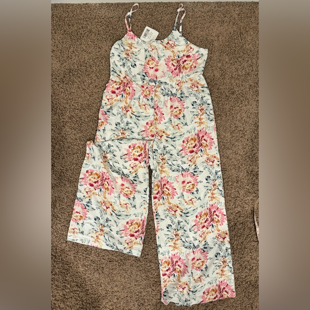 NWT Summer floral jumpsuit